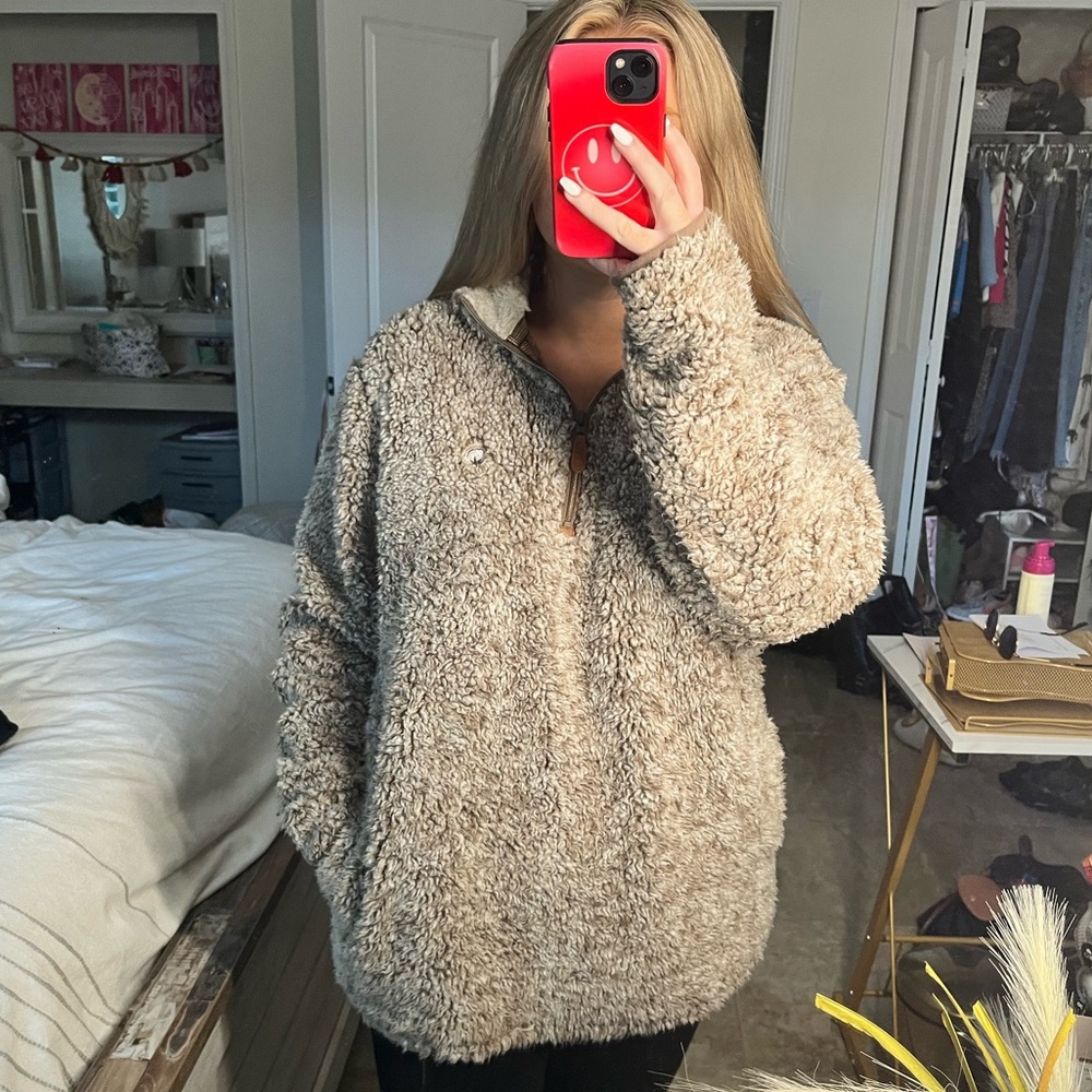 Fuzzy Southern Shirt Pullover